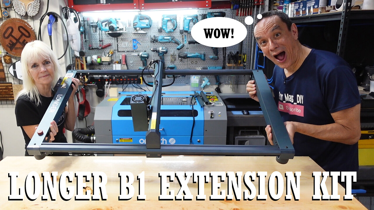 Longer B1 Laser Extension Kit – Expand Your Engraving & Cutting Workspace!