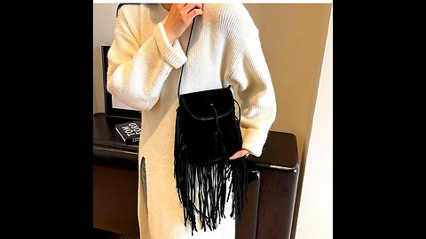 Fashion Trendy Style Small Tassels Design Bags S