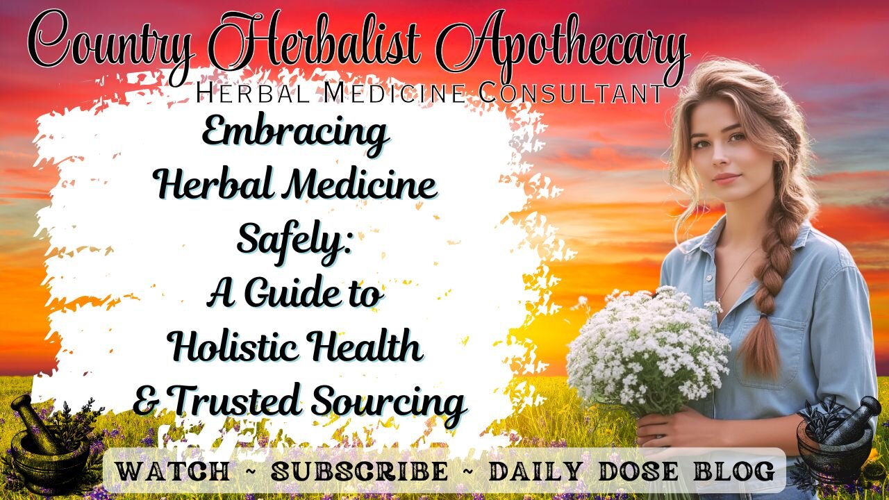 Embracing Herbal Medicine Safely: A Guide to Holistic Health and Trusted Sourcing