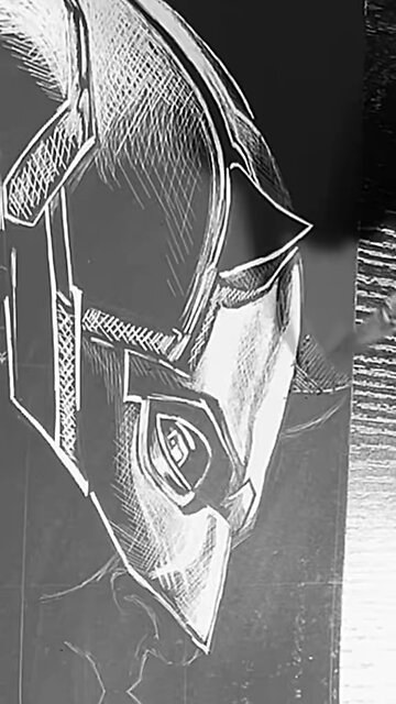 Scratch Art of Daredevil