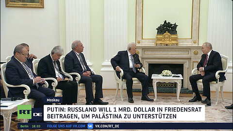Putin empfängt Abbas in Moskau – Russland stellt Milliardenhilfe in Aussicht