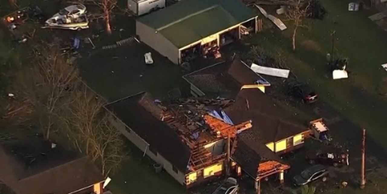 Texas family escapes unhurt as home is ravished by tornado