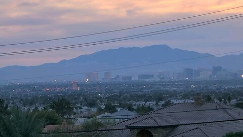 Did you see tonight's Las Vegas sunset? Check this out! 02.03.2025 #follow #lasvegas #weather