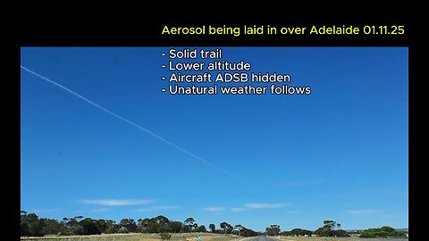 Aerosol run : Adelaide South Australia : 01.11.25