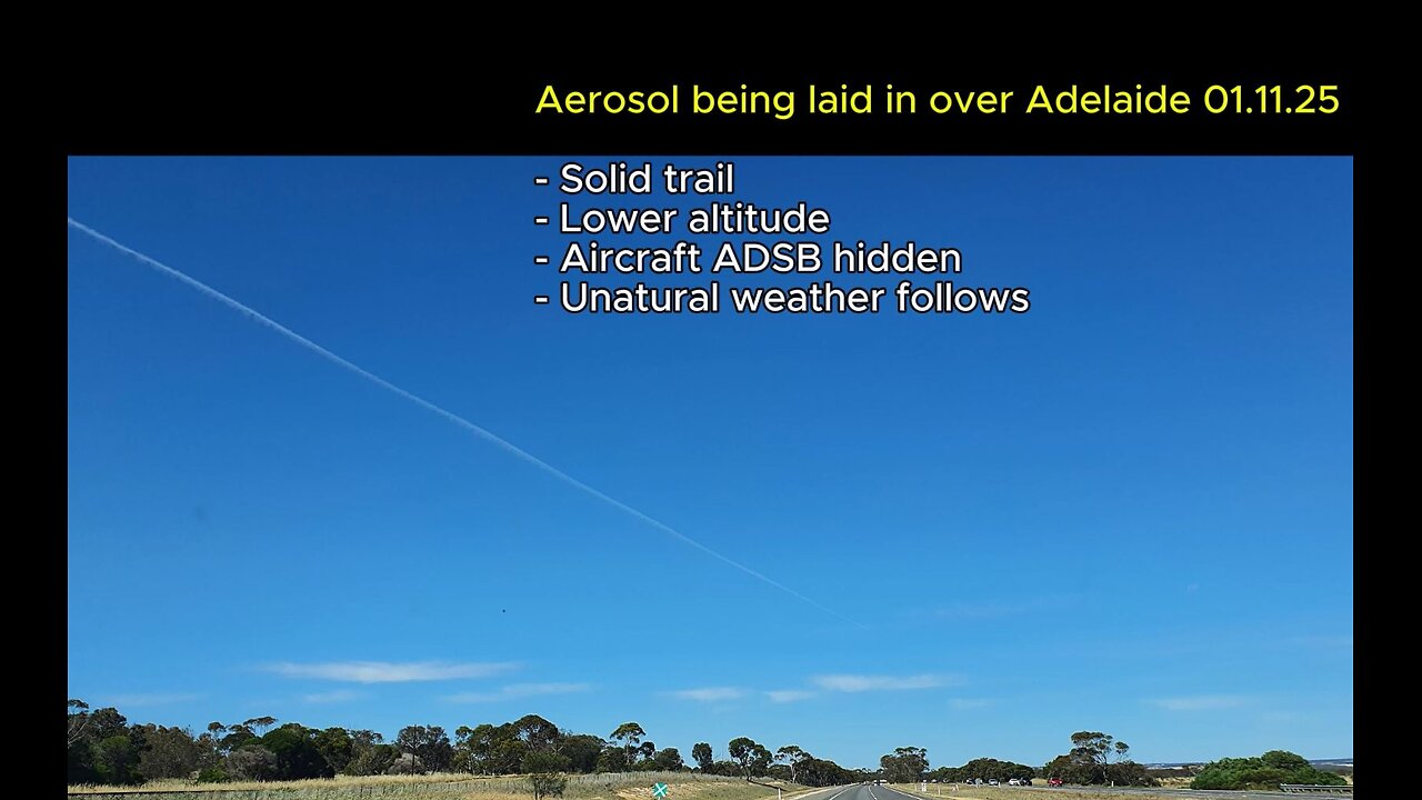 Aerosol run : Adelaide South Australia : 01.11.25