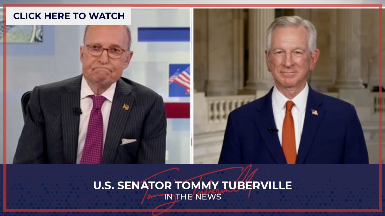 Senator Tuberville Joins Kudlow to Renew Call to End the Filibuster
