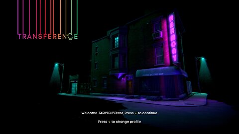 Transference | Title Screen