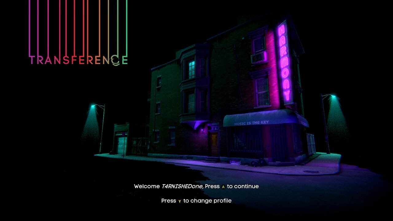Transference | Title Screen