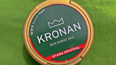 Kronan Stark Original Snus Review