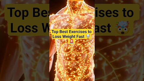 Top Best Exercises to Lose Weight FAST 🤯🔥 | Burn Fat Quick With These Workouts! 💪 #Shorts