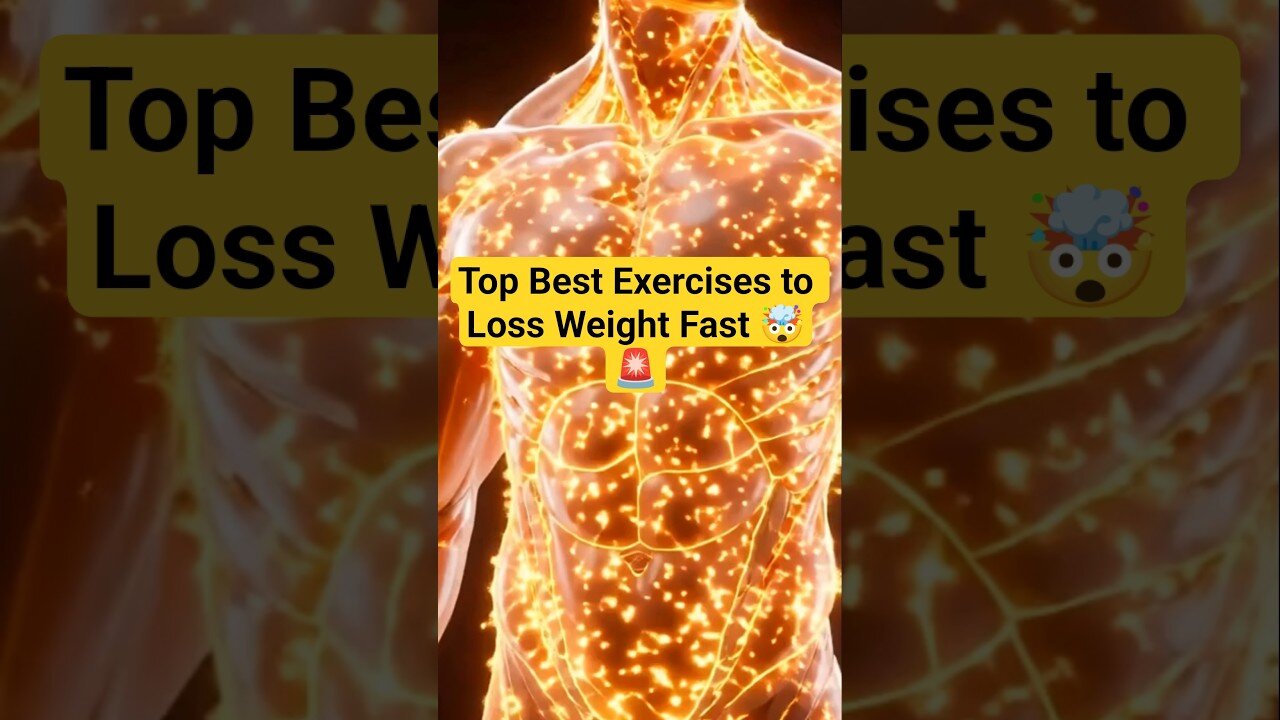 Top Best Exercises to Lose Weight FAST 🤯🔥 | Burn Fat Quick With These Workouts! 💪 #Shorts