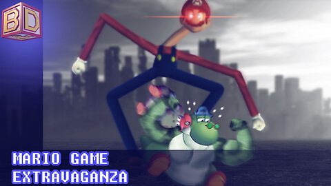 Super Diagonal Mario 2 + B&D's Playtime's first Fangame! [Parody]