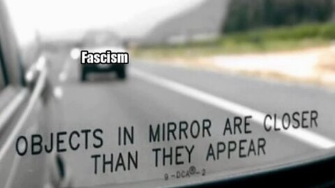 Objects in mirror are closer than they appear