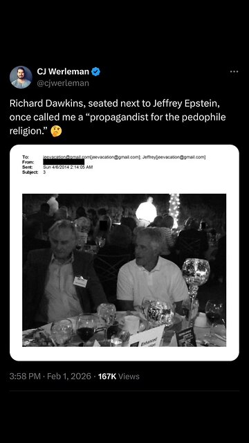 Richard Dawkins with Mr. Epstein