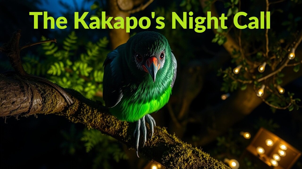 The Kakapo's Night Call A Tale of Survival,