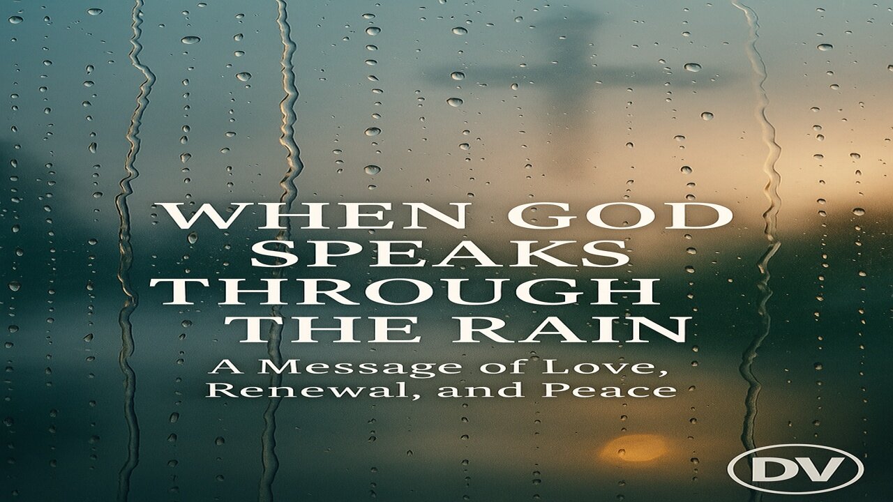 When God Speaks Through the Rain | A Message of Hope, Renewal & God’s Love