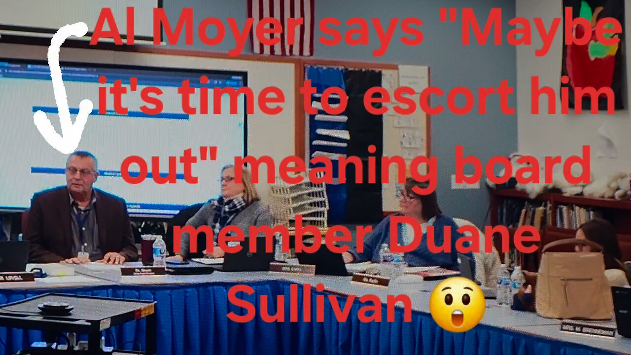 Littlestown Area School District Interim Superintendent Al Moyer wants to throw out board member 😮
