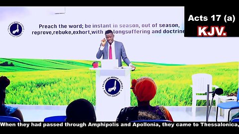 When they had passed through Amphipolis and Apollonia, they came to Thessalonica,