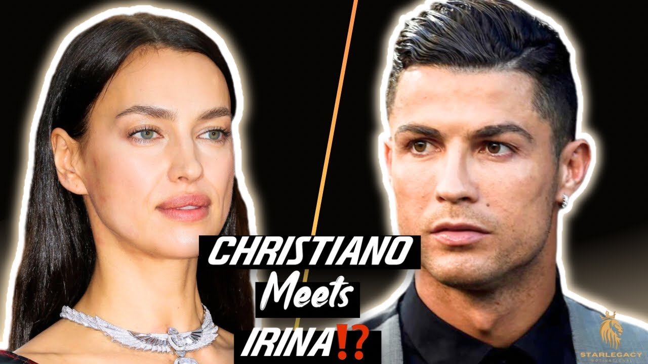 Christiano Ronaldo and Irina Shayk at coffee shop...