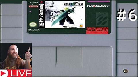 Final Fantasy VII OG rpg part #6 (livestream)