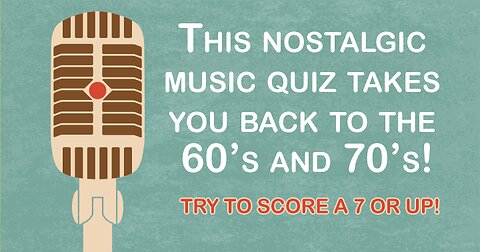 Nostalgic Music Quiz