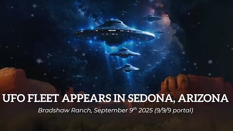UFO FLEET APPEARS ON CAMERA_as 3i_Atlas Approaches Earth_Bradshaw Ranch_Sedona, Arizona