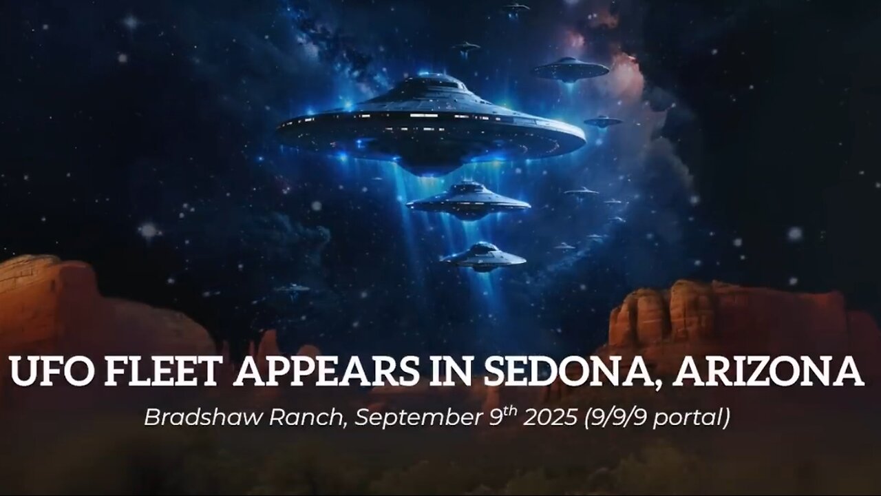 UFO FLEET APPEARS ON CAMERA_as 3i_Atlas Approaches Earth_Bradshaw Ranch_Sedona, Arizona