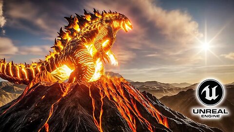 Volcano Godzilla: Unleashing Chaos in Unreal Engine 5