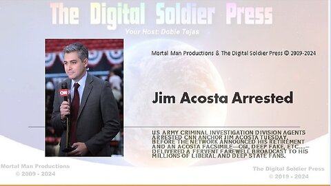 USACID Arrests Ex-CNN Correspondent Jim Acosta. MUST SEE