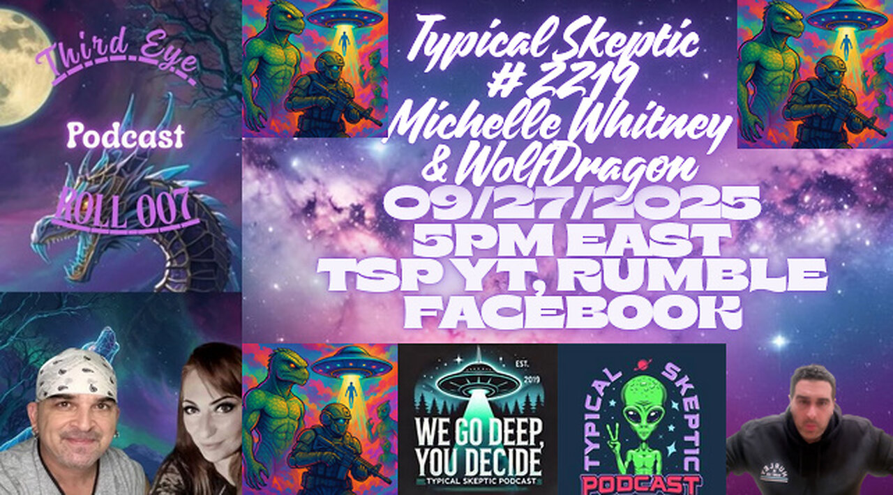 TSP #2219 – The Third Eye Roll: Earth Grid Rescue Mission with Michelle Whitney & Wolf Dragon