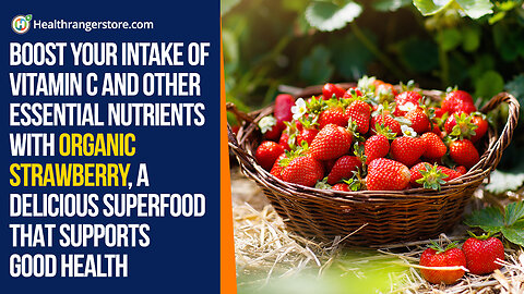 Boost your intake of vitamin C and other essential nutrients with Organic Strawberry...