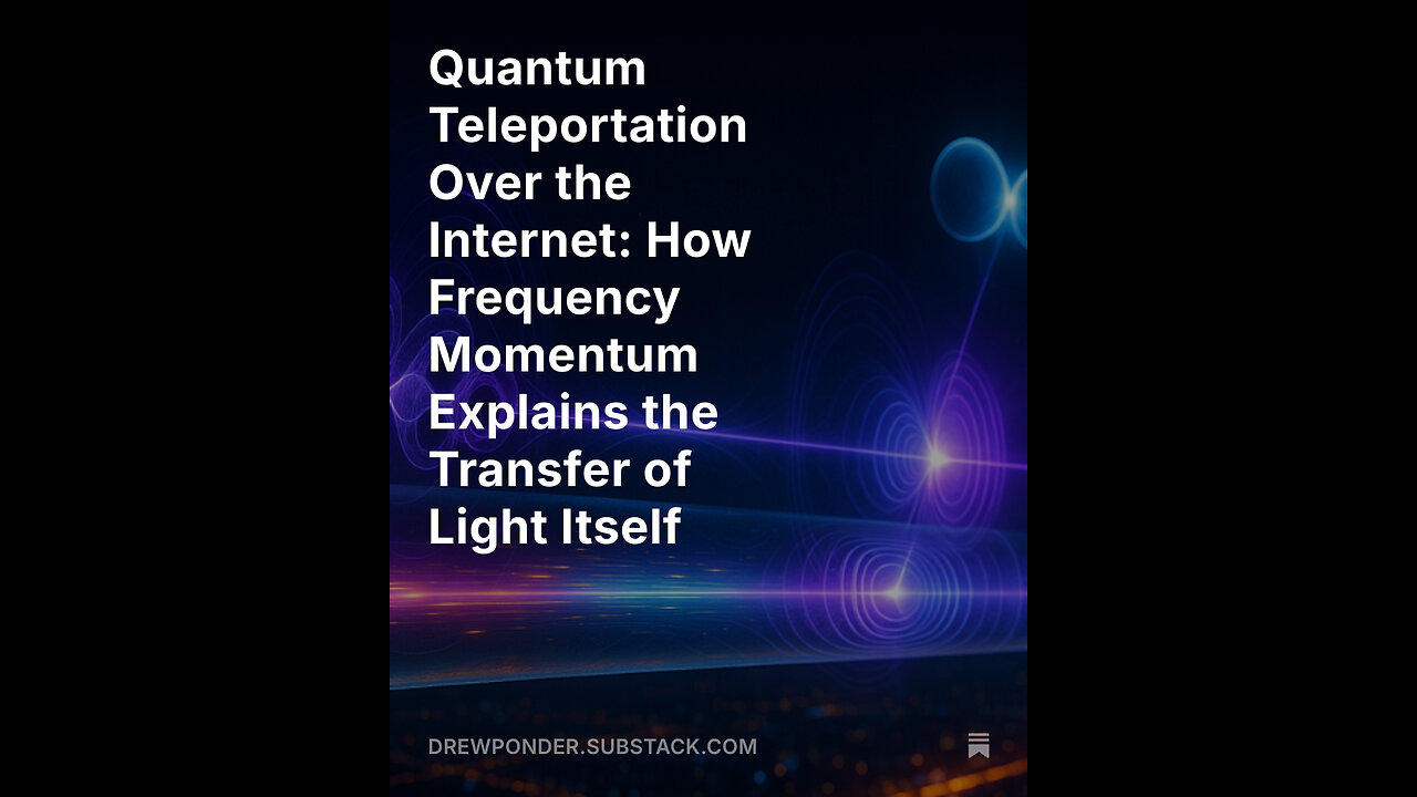 Quantum Teleportation Over the Internet: How Frequency Momentum Explains...