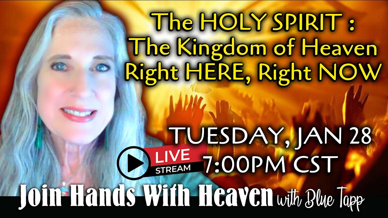 Blue Tapp LIVE! The HOLY SPIRIT : Kingdom of Heaven Right HERE, Right NOW!