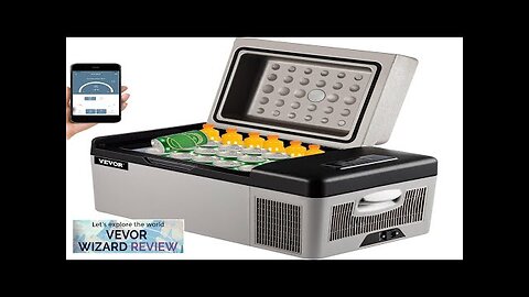 VEVOR Portable Refrigerator 21 Quart(20 Liter)12 Volt Refrigerator App Control(-4℉~68 Review