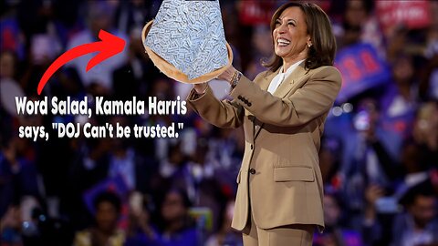 Word Salad, Kamala Harris says, Donald Trmp seeks reveng