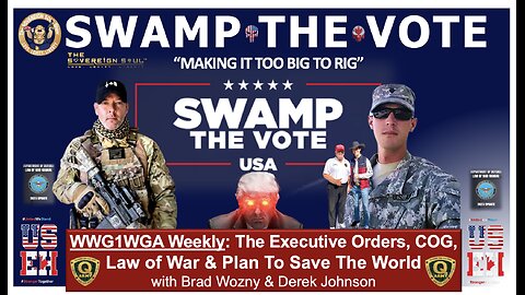 WWG1WGA: Trump Draining [DS] Swamp w/Voter Turnout, NG, Digital ID Chaos, Canada's Genocide & More