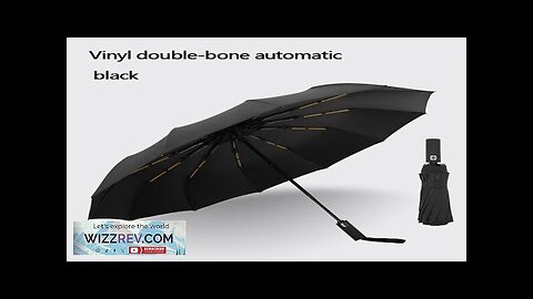 Portable Travel Umbrella Automatic Opening and Closing of Umbrella Sturdy Windproof Review