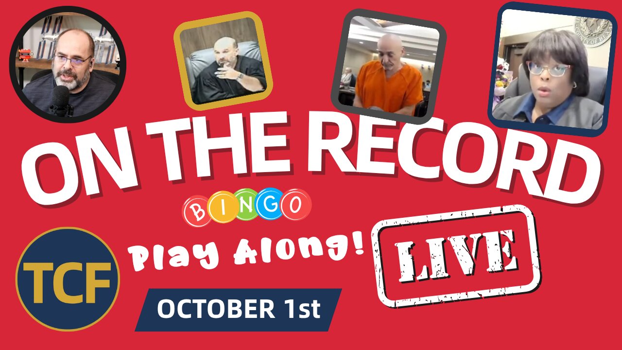 Court Coverage - Live Court Hearings - Oct 1st - Judge Simpson, McNally, Boyd, West, and More