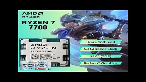 NEW AMD Ryzen 7 7700 R7 7700 4.5 GHz 8-Core 16-Thread CPU Review