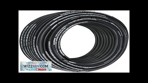 VEVOR Hydraulic Hose 328 Feet Rubber Hydraulic Hoses with 2 High-Tensile Steel Review