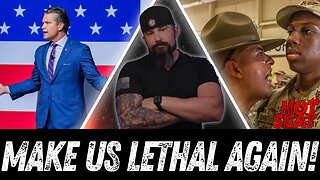 Commander In Chief and SECWAR Address The Troops, and I AM HERE FOR IT!
