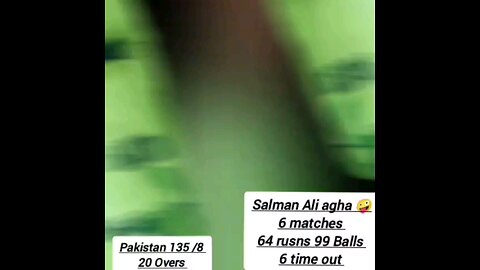 Salman Ali agha 0 performance