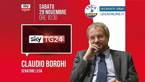 🔴 Interventi del Sen. Claudio Borghi, ospite a "Agenda politica" su SkyTg24 (29.11.2025)