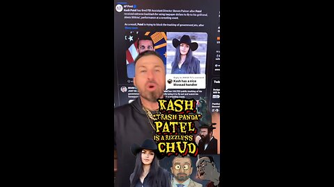 Rizzless Chud #KashPatel Take $60K Flight to See Handler Girlfriend