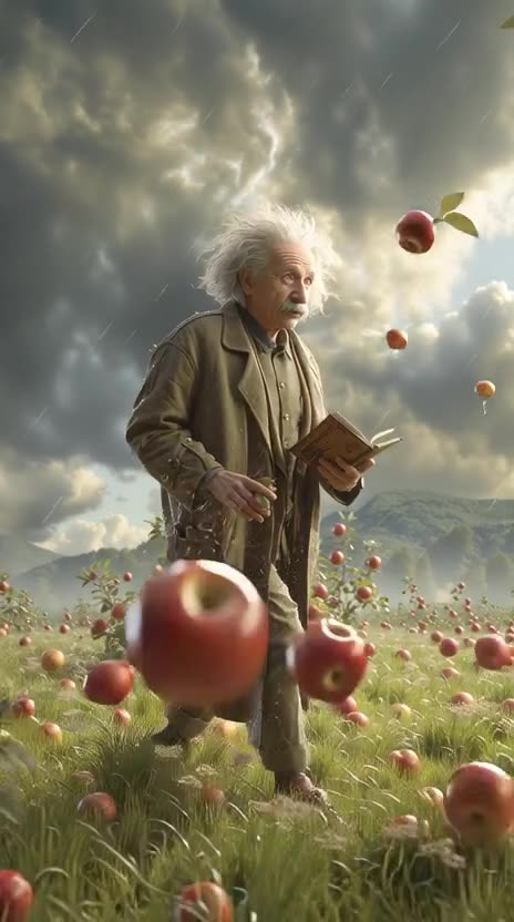 The video is made with AI, it may be artificial