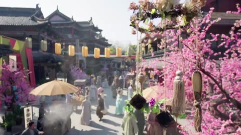 Qingcheng & Gengyun love of petals the demon cat visit his wife grave episode 10