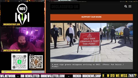Israelis BARRED from UK Training, Declassified BARRED from Arms Expo, Palestinian Journalist speaks