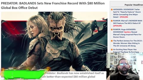 Predator Badlands Made 40 Million Domestic Box Office 1st Weekend