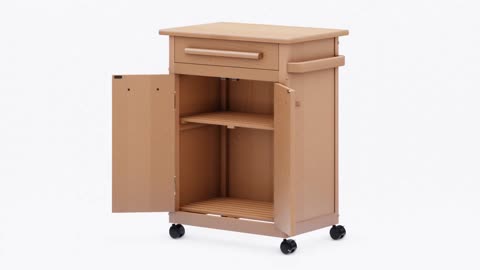 Winsome Wood's single-drawer storage Kitchen Island car