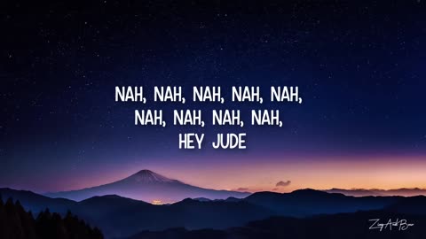 The Beatles- Hey Jude (lyrics).